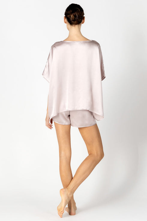 NK Imode Agatha Nostalgia Kaftan Top And Short Silk Set